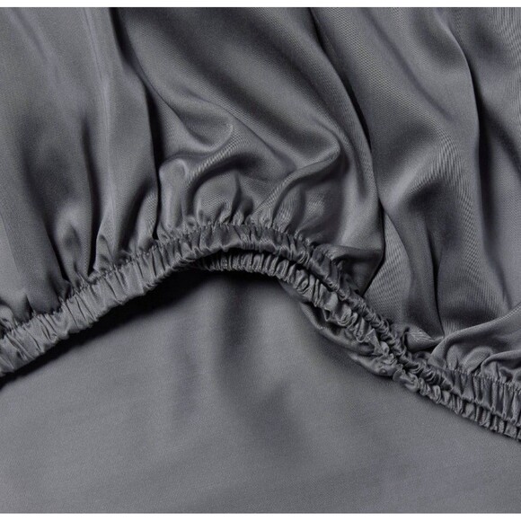 King 320 Thread Count Lyocell Gray - Threshold NEW - Picture 4 of 7